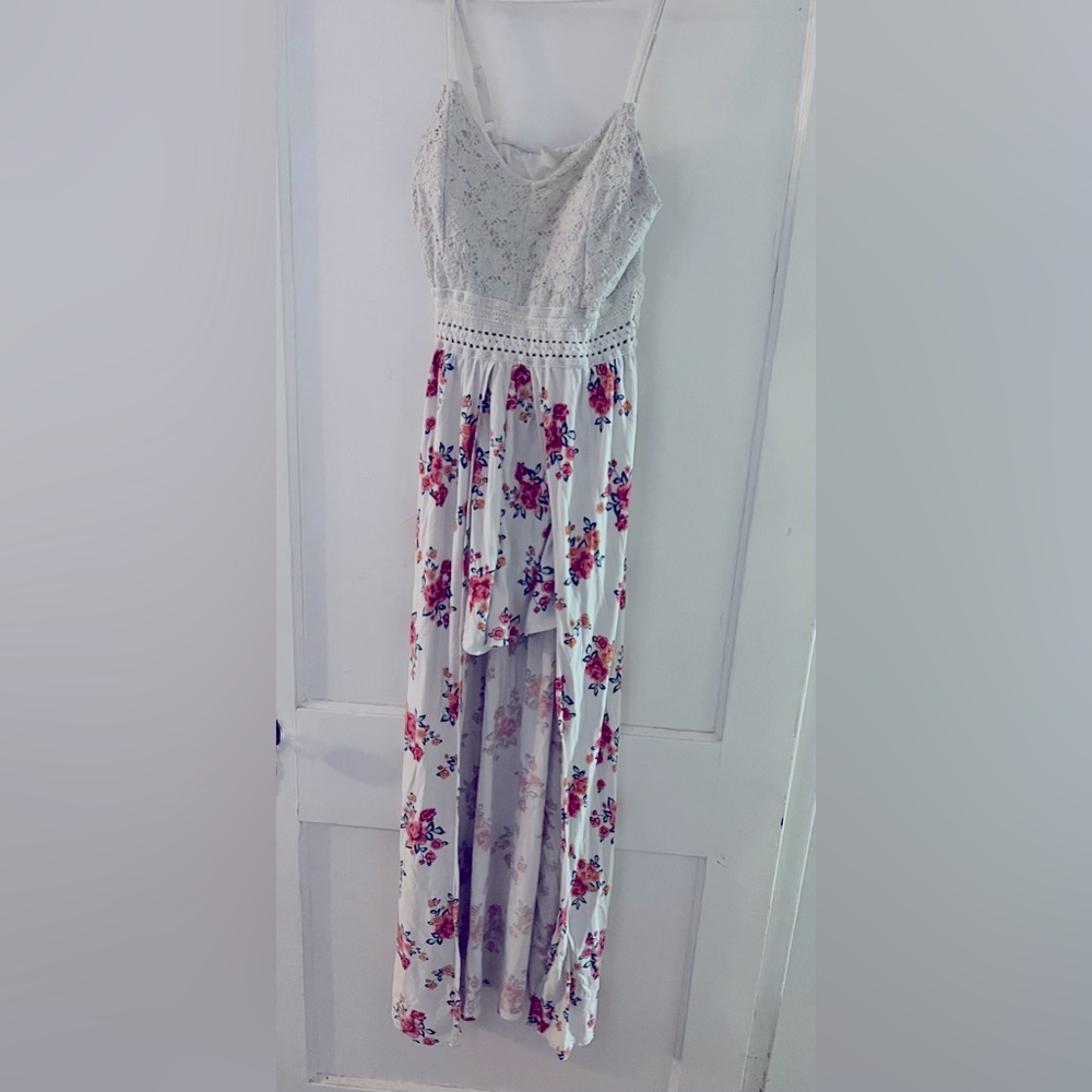 No Boundaries Long Skort Floral Dress